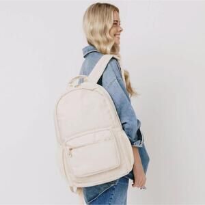Augustnoa Neutral Canvas Backpack – Minimal Everyday Carry